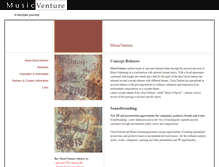 Tablet Screenshot of musicventure.dk